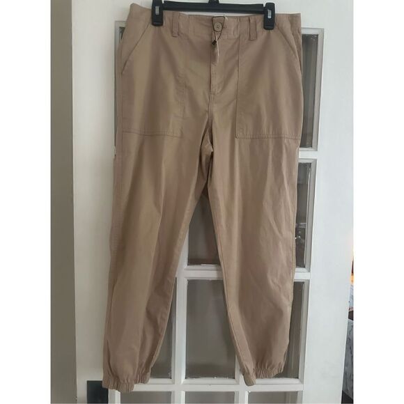 Sanctuary women’s size 31 (US 12) khaki cropped chino pants - Picture 1 of 7